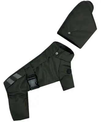 Зимовий комбінезон з поясом хакі R-60