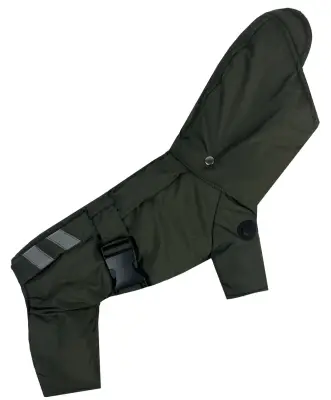 Зимовий комбінезон з поясом хакі R-60
